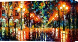 Leonid Afremov Canvas Paintings - THE SPECTRUM FOR HAPPINESS by Leonid Afremov