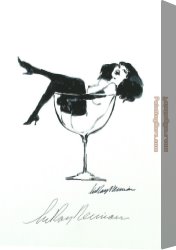Neiman Canvas Paintings - Femlin by Leroy Neiman
