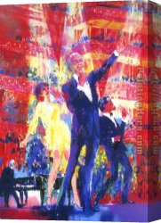 Royal Canvas Paintings - Frank Liza and Sammy at Royal Albert Hall by Leroy Neiman