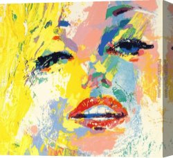 Neiman Canvas Paintings - Marilyn Monroe by Leroy Neiman