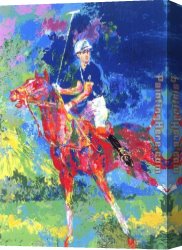 Charles Baugniet Canvas Paintings - Prince Charles At Windsor by Leroy Neiman