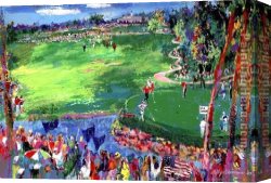 The Stirrup Cup Canvas Paintings - Ryder Cup Valhalla 2008 by Leroy Neiman