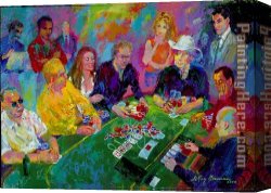 An Interesting Game Canvas Paintings - The Game by Leroy Neiman