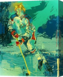 Great Canvas Paintings - The Great Gretzky by Leroy Neiman