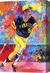 Willie Mays Canvas Paintings - Willie Stargell by Leroy Neiman