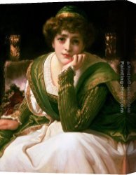Lord Frederick Leighton Canvas Paintings - Desdemona by Lord Frederick Leighton