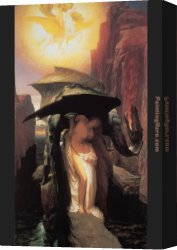 Edmund Blair Leighton Canvas Paintings - Perseus and Andromeda by Lord Frederick Leighton