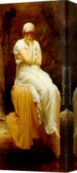 Edmund Blair Leighton Canvas Paintings - Solitude by Lord Frederick Leighton