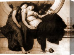 A Summer Idyll Canvas Paintings - Summer Noon by Lord Frederick Leighton
