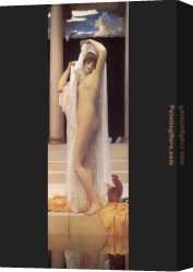 Edmund Blair Leighton Canvas Paintings - The Bath of Psyche by Lord Frederick Leighton
