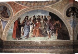 Lorenzo Costa Canvas Paintings - Vision of the Apocalypse by Lorenzo Costa