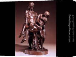 Louis Le Nain Canvas Paintings - Les Premieres Funerailles, Adam et Eve portant Abel by Louis-Ernest Barrias