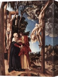 The Crucifixion Canvas Paintings - Crucifixion by Lucas Cranach the Elder