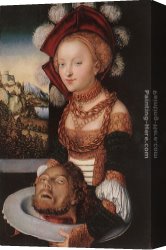 Luca Canvas Paintings - Salome by Lucas Cranach the Elder