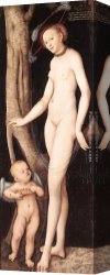 Luca Canvas Paintings - Venus and Cupid with a Honeycomb by Lucas Cranach the Elder