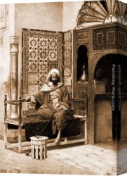 Ludwig Canvas Paintings - Unknown by Ludwig Deutsch