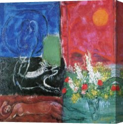 Fun in The Sun VIII Canvas Paintings - The Sun of Poros by Marc Chagall
