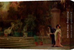 Stone Canvas Paintings - Married For Love by Marcus Stone