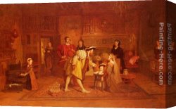 Stone Canvas Paintings - The Royal Nursery 1538 by Marcus Stone