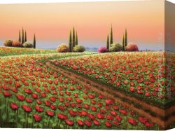 Palette Knife Canvas Paintings - MAGNIFICENT JOURNEY by Mario