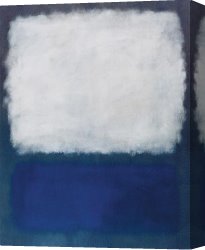 Mark Rothko Canvas Paintings - Blue and grey 1962 by Mark Rothko