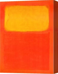 Yellow Canvas Paintings - Orange and Yellow by Mark Rothko
