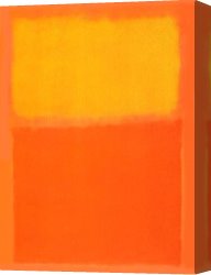 Yellow Canvas Paintings - Orange and Yellow by Mark Rothko