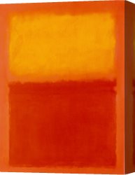Mark Rothko Canvas Paintings - Orange and Yellow3 by Mark Rothko
