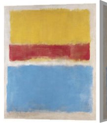 Composition with Red Yellow And Blue Canvas Paintings - Untitled Yellow Red and Blue 1953 by Mark Rothko