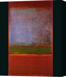 Mark Rothko Canvas Paintings - Violet Green and Red 1951 by Mark Rothko