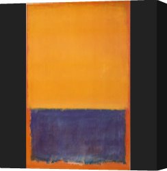 Composition with Red Yellow And Blue Canvas Paintings - Yellow and Blue by Mark Rothko