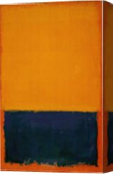Composition with Red Yellow And Blue Canvas Paintings - Yellow Blue Orange 1955 by Mark Rothko