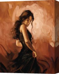 Mark Canvas Paintings - Carmen by Mark Spain