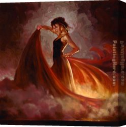 Mark Canvas Paintings - Crescendo II by Mark Spain