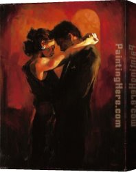 Dance at Bougival I Canvas Paintings - Dance I by Mark Spain