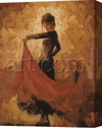 Mark Canvas Paintings - Flamenco I by Mark Spain