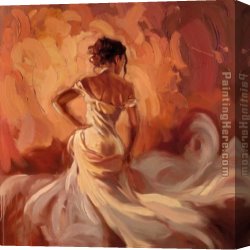 Impressionist Canvas Paintings - Pure Elegance by Mark Spain