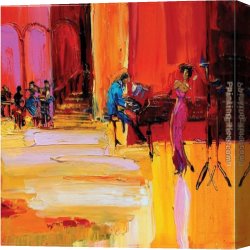 Heart Canvas Paintings - From my Heart to Yours by Maya Green