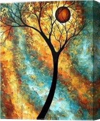 Fall Canvas Paintings - Fall Inspiration by Megan Aroon Duncanson