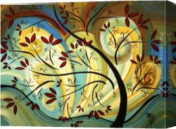 Wind Canvas Paintings - Follow The Wind by Megan Aroon Duncanson