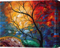 Dreams Canvas Paintings - Jeweled Dreams by Megan Aroon Duncanson