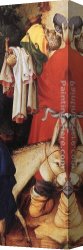 Melchior Broederlam Canvas Paintings - The Flight into Egypt (detail) by Melchior Broederlam
