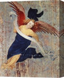 The Visitation (detail) Canvas Paintings - The Visitation (detail) by Melchior Broederlam