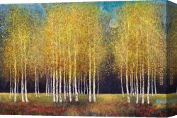 Golden Canvas Paintings - Golden Grove by Melissa Graves-Brown