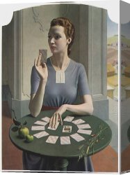 Patience Canvas Paintings - A Game of Patience by Meredith Frampton