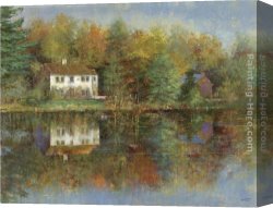 Charmes Canvas Paintings - Autumn Charm by Michael Longo