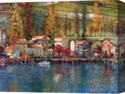 Michael Flohr Last Call Buena Vista Canvas Paintings - Champlain by Michael Longo