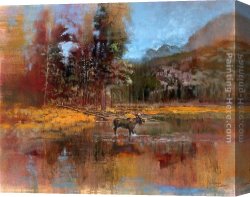 Longo Canvas Paintings - Magnificent VIew by Michael Longo