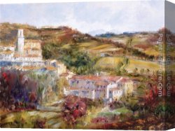 Michael Flohr Last Call Buena Vista Canvas Paintings - Tuscan Summer by Michael Longo