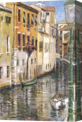 Venetian Canvas Paintings - Venetian Daydream by Michael Longo
